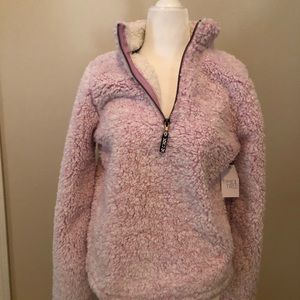 Light violet size XS Sherpa fleece jacket